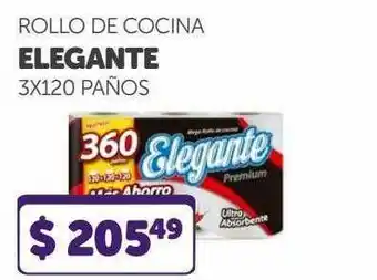 La Gallega Supermercados Rollo De Cocina Elegante 3 x 120 paños oferta