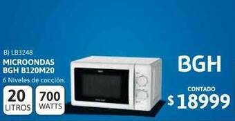 Cetrogar Microondas Bgh B120m20 oferta