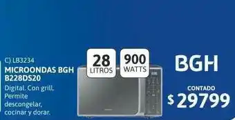 Cetrogar Microondas Bgh B228ds20 oferta