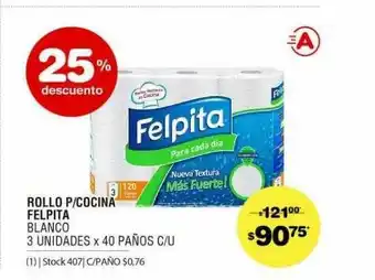 Atomo Conviene Rollo P Cocina Felpita 25% Descuento oferta