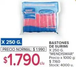 Carrefour MENDISMAR BASTONES DE SURIMI oferta