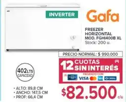 Carrefour Gafa FREEZER HORIZONTAL oferta