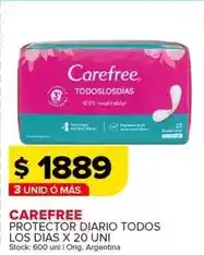 Carrefour Maxi Carefree - protector diario todos los dias oferta