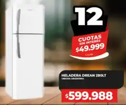 Supermayorista Vital HELADERA DREAN oferta