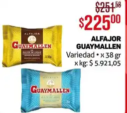 Makro ALFAJOR GUAYMALLEN oferta