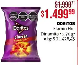 Makro DORITOS Flamin Hot Dinamita oferta