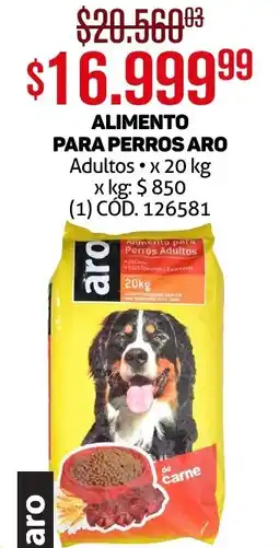 Makro ALIMENTO PARA PERROS ARO oferta