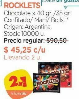 Farmacity Chocolate x 40 gr. /35 gr. oferta