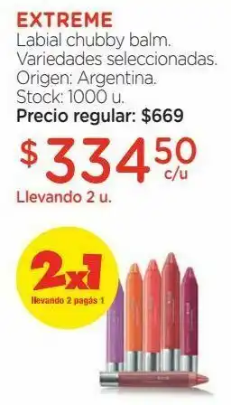 Farmacity Labial chubby balm. oferta