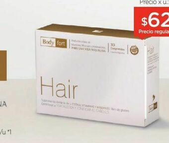 Farmacity Suplemento dietario suplemento dietario fortalecedor y tonificador de cabello x 30 un oferta