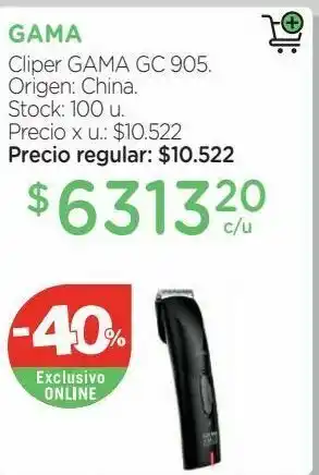 Farmacity Cortabarba gama gc 905 oferta