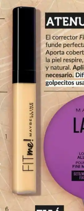 Farmacity Corrector de maquillaje maybelline fit me concealer x 6,8 ml oferta