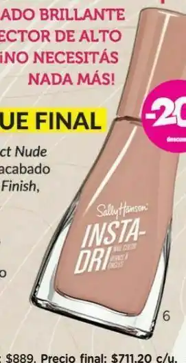 Farmacity Esmalte de uñas sally hanson oferta