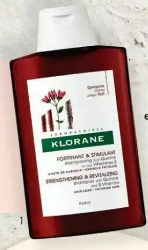 Farmacity Shampoo klorane fortificante de quinina y vitamina b x 200 ml oferta