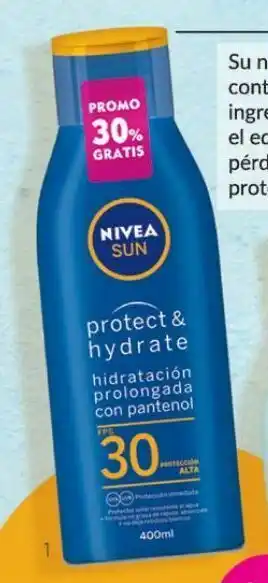 Farmacity Protector solar nivea sun protect & hydrate fps 30 x 400 ml oferta