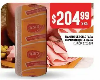 Makro Fiambre de pollo par emparedados la piara oferta