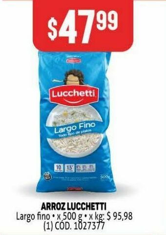 Makro Arroz lucchetti oferta