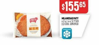 Makro Milanesas paty oferta
