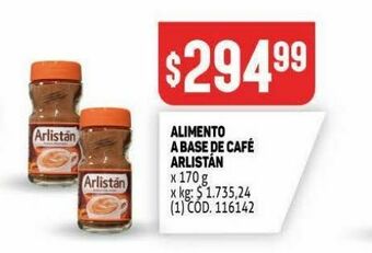 Makro Cafe arlistán oferta
