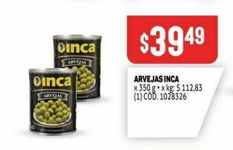 Makro Arvejas inca oferta