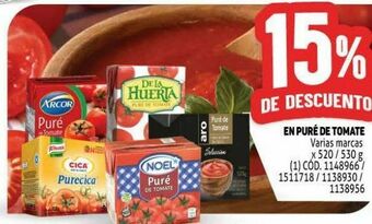 Makro Puré de tomate oferta