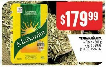 Makro Yerba mate mañanita oferta