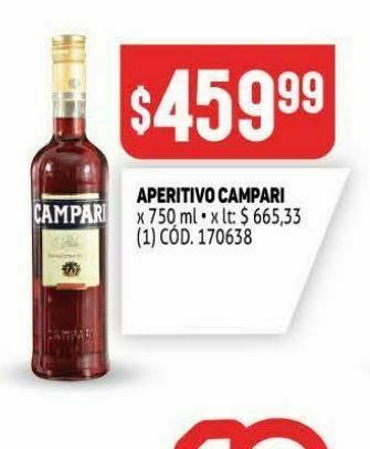 Makro Aperitivos campari oferta