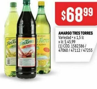 Makro Amargo tres torres oferta