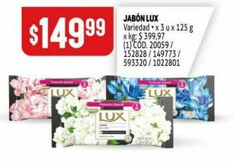 Makro Jabón de tocador lux oferta