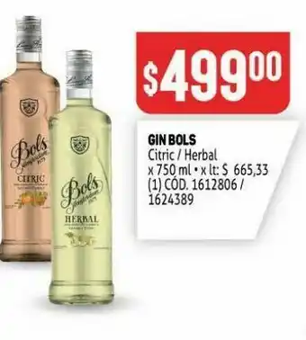 Makro Ginebra bols oferta