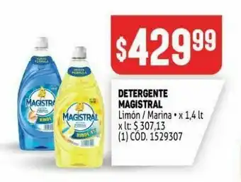 Makro Detergente líquido magistral oferta
