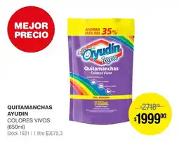Atomo Conviene Quitamanchas Ayudin oferta