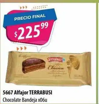 Alfajor Terrabusi Chocolate Bandeja