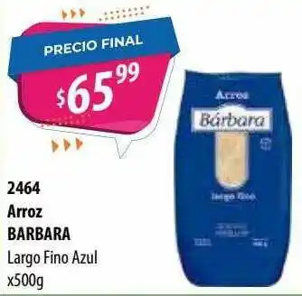 Micropack Arroz Barbara Largo Fino Azul x 500g oferta