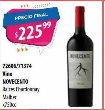 Micropack Vino Novecento x 750cc oferta