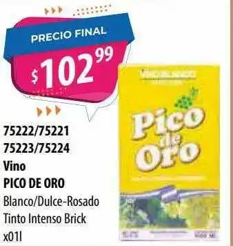 Micropack 75222-75221 75223 75224 Vino Pico De Oro x 01l oferta