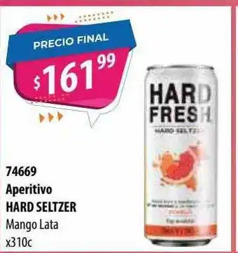 Micropack 74669 Aperitivo Hard Seltzer Mango x 310cc oferta