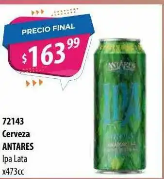 Micropack 72143 Cerveza Antares Ipa x 473cc oferta