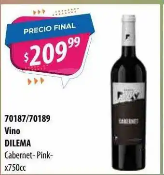 Micropack 70187-70189 Vino Dilema Cabernet Pink x 750cc oferta