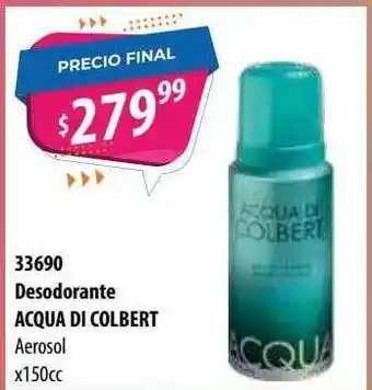 Micropack 33690 Desodorante Acqua Di Colbert x 150cc oferta