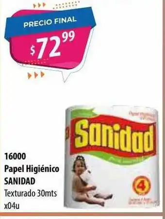 Micropack 16000 Papel Higiénico Sanidad x 04u oferta