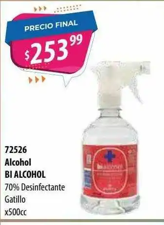 Micropack 72526 Alcohol Bi Alcohol x 500cc oferta