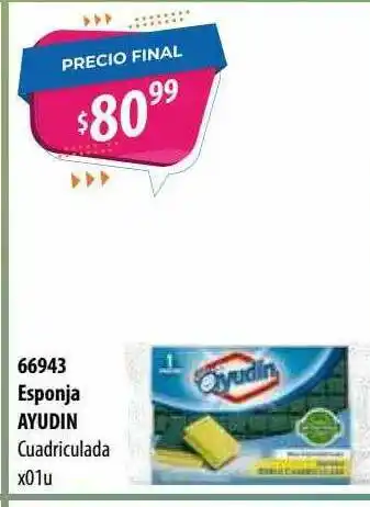 Micropack 66943 Esponja Ayudin x 01u oferta