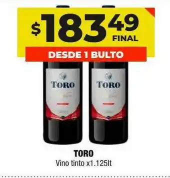 Maxi Ofertas Toro Vino Tinto x 1.125lt oferta