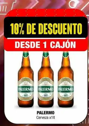 Maxi Ofertas Palermo Cerveza x 1lt oferta