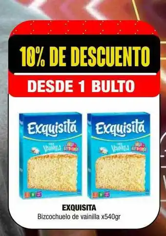 Maxi Ofertas Exquisita Bizcochuelo De Vainilla x 540gr oferta