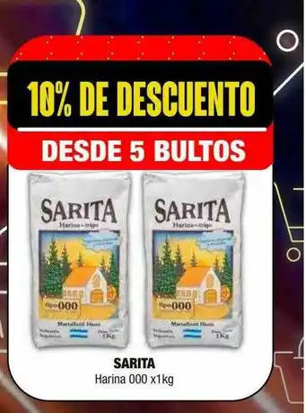 Maxi Ofertas Sarita Harina 000 x 1kg oferta