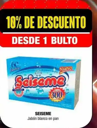 Maxi Ofertas Seiseme Jabón Blanco En Pan oferta