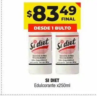 Maxi Ofertas Si Diet Edulcorante x 250ml oferta