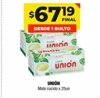 Maxi Ofertas Unión Mate Cocido x 25un oferta